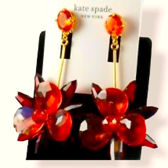🆕Kate spade blooming brilliant statement earrings - Picture 8 of 12